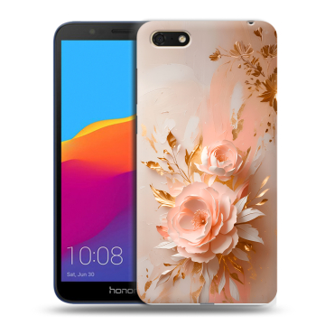 Силиконовый чехол на Huawei Honor 7A с принтом женский Силиконовый чехол на Huawei Honor 7A с принтом женский