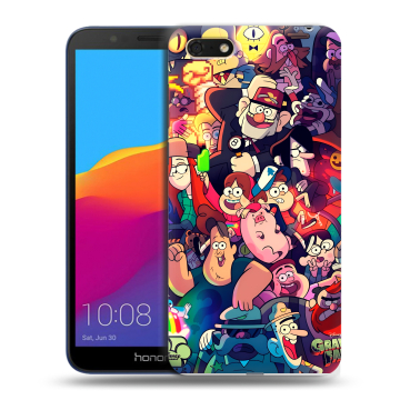 Силиконовый чехол на Huawei Honor 7A с принтом Gravity Falls Гравити Фолз Силиконовый чехол на Huawei Honor 7A с принтом Gravity Falls Гравити Фолз