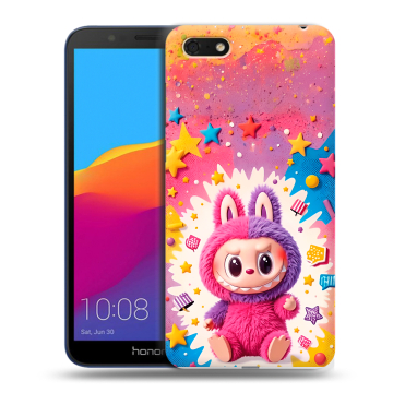 Силиконовый чехол на Huawei Honor 7A с принтом Labubu Лабубу Силиконовый чехол на Huawei Honor 7A с принтом Labubu Лабубу