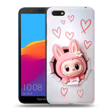Силиконовый чехол на Huawei Honor 7A с принтом Labubu Лабубу