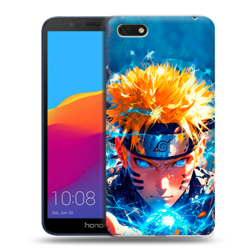 Силиконовый чехол на Huawei Honor 7A с принтом Аниме Наруто Naruto