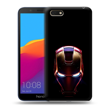 Силиконовый чехол на Huawei Honor 7A с принтом IronMan Железный человек Силиконовый чехол на Huawei Honor 7A с принтом IronMan Железный человек