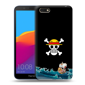 Силиконовый чехол на Huawei Honor 7A с принтом One Piece Ван Пис Силиконовый чехол на Huawei Honor 7A с принтом One Piece Ван Пис