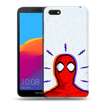 Силиконовый чехол на Huawei Honor 7A с принтом Spiderman Человек паук Силиконовый чехол на Huawei Honor 7A с принтом Spiderman Человек паук