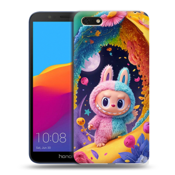 Силиконовый чехол на Huawei Honor 7A с принтом Labubu Лабубу