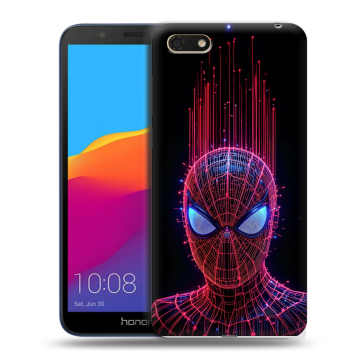 Силиконовый чехол на Huawei Honor 7A с принтом Spiderman Человек паук Силиконовый чехол на Huawei Honor 7A с принтом Spiderman Человек паук