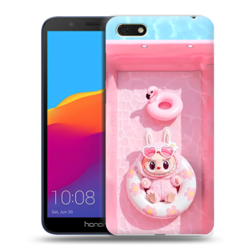 Силиконовый чехол на Huawei Honor 7A с принтом Labubu Лабубу Силиконовый чехол на Huawei Honor 7A с принтом Labubu Лабубу