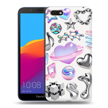 Силиконовый чехол на Huawei Honor 7A с принтом Y2K Силиконовый чехол на Huawei Honor 7A с принтом Y2K