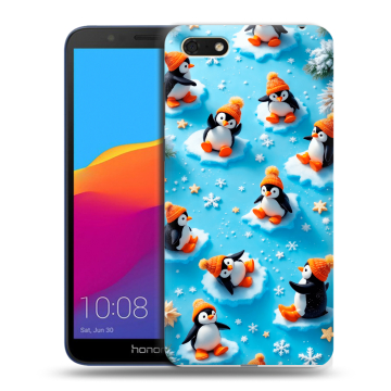Силиконовый чехол на Huawei Honor 7A с принтом Новый год Силиконовый чехол на Huawei Honor 7A с принтом Новый год