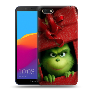 Силиконовый чехол на Huawei Honor 7A с принтом Новый год Силиконовый чехол на Huawei Honor 7A с принтом Новый год
