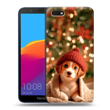 Силиконовый чехол на Huawei Honor 7A с принтом Новый год Силиконовый чехол на Huawei Honor 7A с принтом Новый год