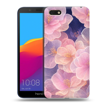 Силиконовый чехол на Huawei Honor 7A с принтом женский Силиконовый чехол на Huawei Honor 7A с принтом женский