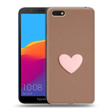 Силиконовый чехол на Huawei Honor 7A с принтом женский