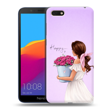 Силиконовый чехол на Huawei Honor 7A с принтом женский Силиконовый чехол на Huawei Honor 7A с принтом женский