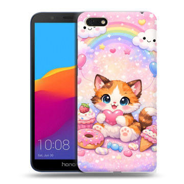 Силиконовый чехол на Huawei Honor 7A с принтом для девочек Силиконовый чехол на Huawei Honor 7A с принтом для девочек