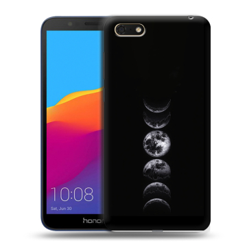 Силиконовый чехол на Huawei Honor 7A с принтом женский