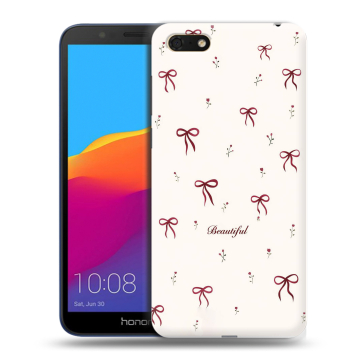 Силиконовый чехол на Huawei Honor 7A с принтом для девочек