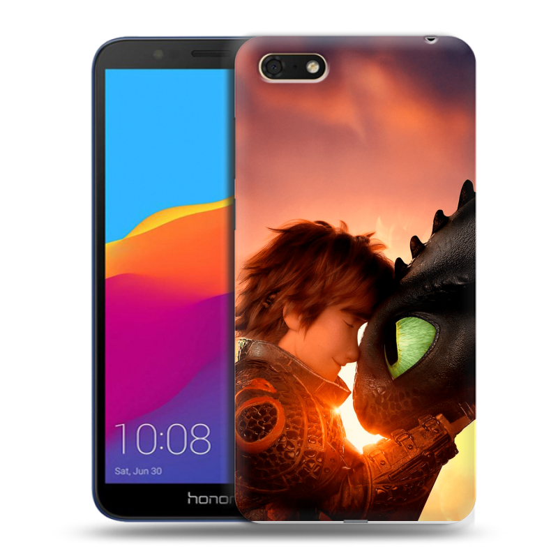 Силиконовый чехол на Huawei Honor 7A с принтом Как приручить дракона Силиконовый чехол на Huawei Honor 7A с принтом Как приручить дракона