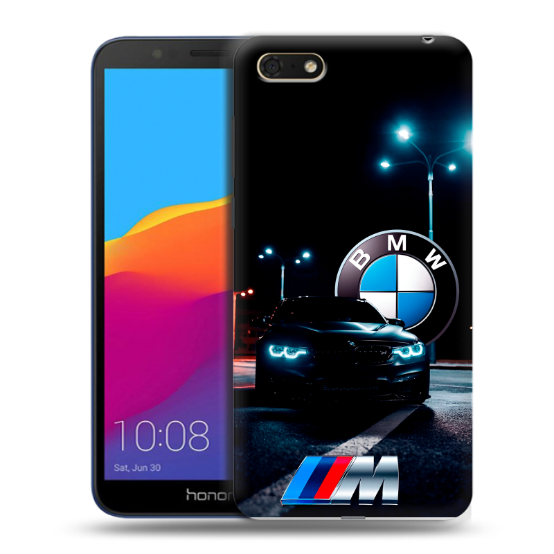 Пластиковый чехол на Huawei Honor 7A с принтом БМВ BMW Пластиковый чехол на Huawei Honor 7A с принтом БМВ BMW