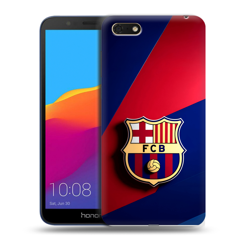 Силиконовый противоударный чехол на Huawei Honor 7A с принтом Барселона Barcelona Силиконовый противоударный чехол на Huawei Honor 7A с принтом Барселона Barcelona