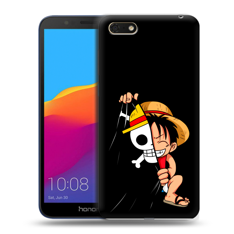 Силиконовый чехол на Huawei Honor 7A с принтом One Piece Ван Пис Силиконовый чехол на Huawei Honor 7A с принтом One Piece Ван Пис