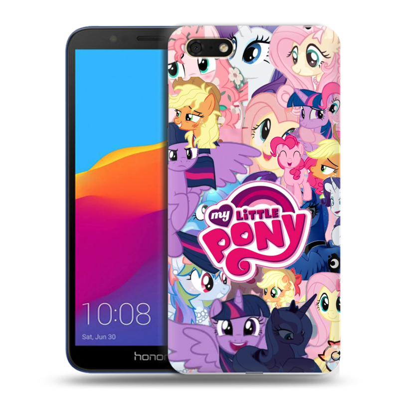 Пластиковый чехол на Huawei Honor 7A с принтом My little pony Дружба чудо Пластиковый чехол на Huawei Honor 7A с принтом My little pony Дружба чудо