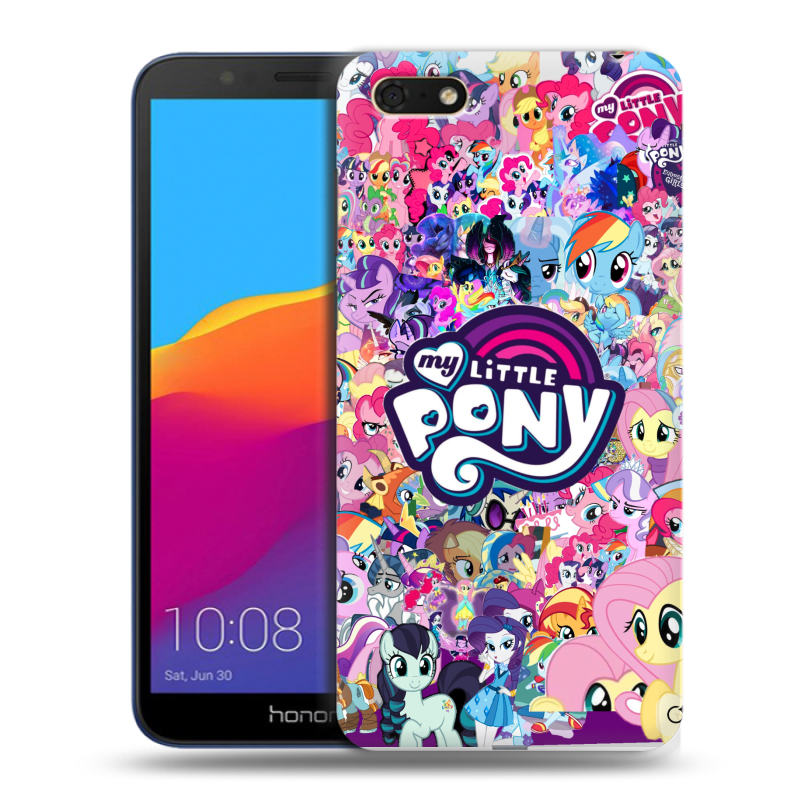 Пластиковый чехол на Huawei Honor 7A с принтом My little pony Дружба чудо Пластиковый чехол на Huawei Honor 7A с принтом My little pony Дружба чудо