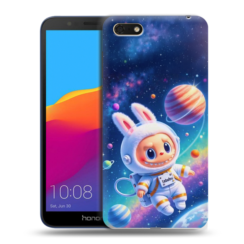 Пластиковый чехол на Huawei Honor 7A с принтом Labubu Лабубу Пластиковый чехол на Huawei Honor 7A с принтом Labubu Лабубу