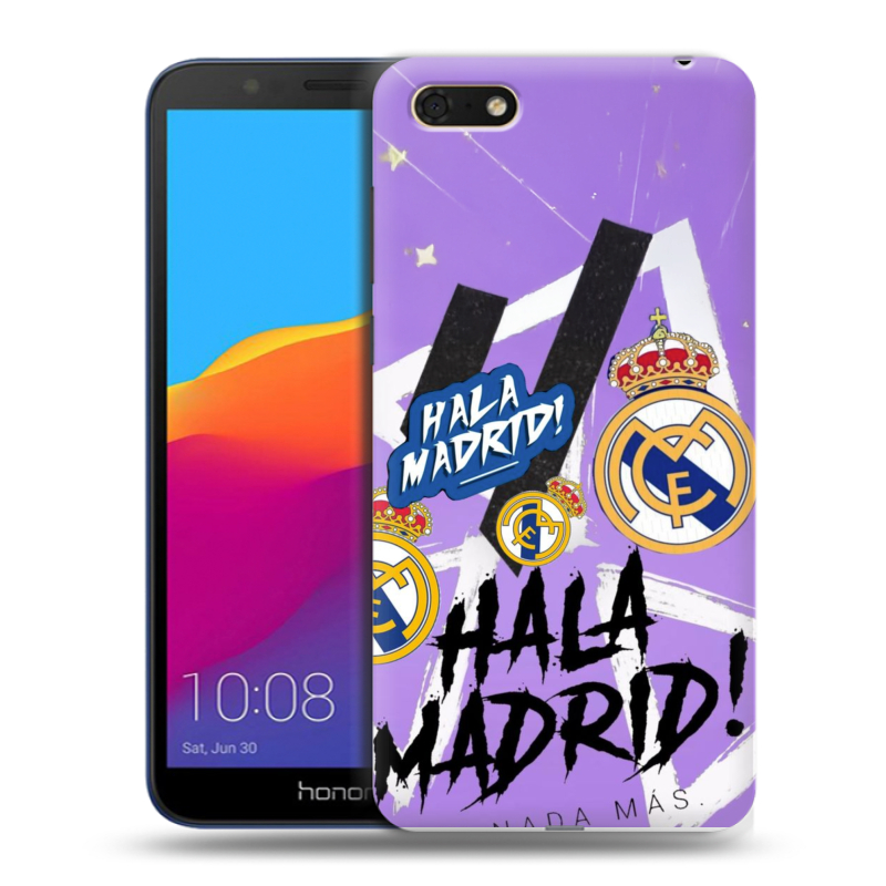 Пластиковый чехол на Huawei Honor 7A с принтом Real Madrid Реал Мадрид Пластиковый чехол на Huawei Honor 7A с принтом Real Madrid Реал Мадрид