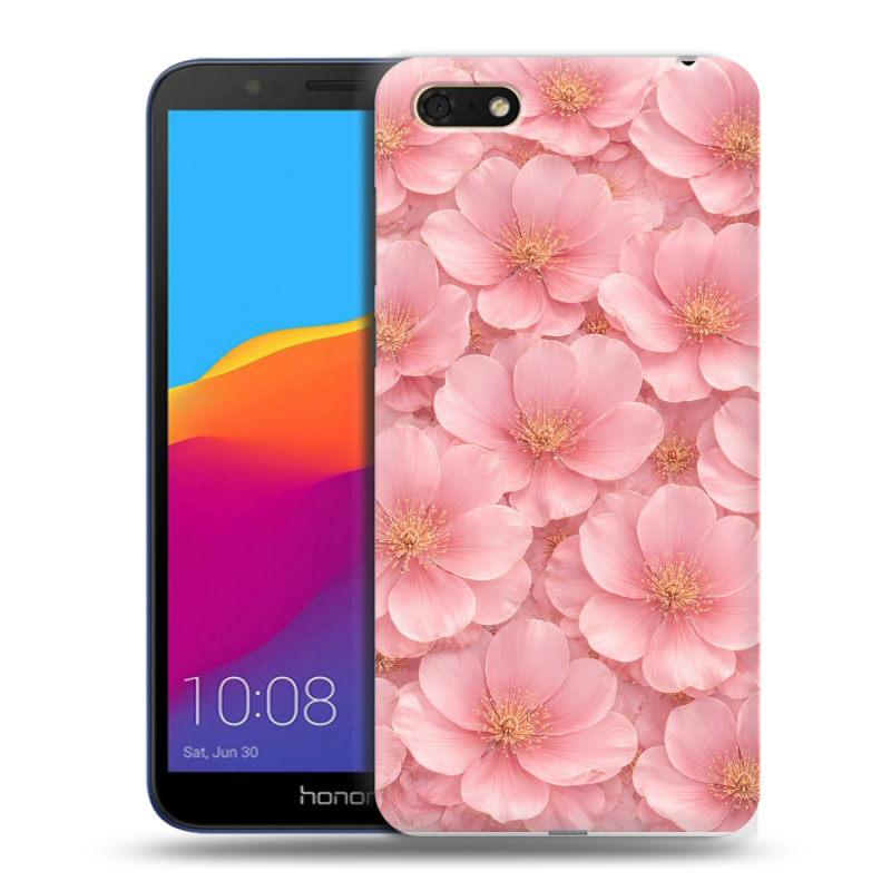 Пластиковый чехол на Huawei Honor 7A с принтом женский Пластиковый чехол на Huawei Honor 7A с принтом женский