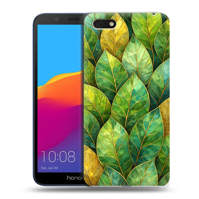 Силиконовый противоударный чехол на Huawei Honor 7A с принтом женский Силиконовый противоударный чехол на Huawei Honor 7A с принтом женский