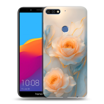 Пластиковый чехол на Huawei Honor 7C Pro с принтом Женский