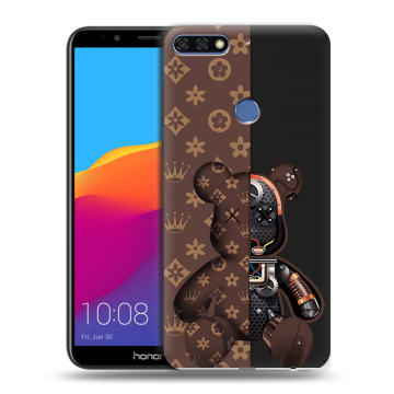Пластиковый чехол на Huawei Honor 7C Pro с принтом Луи робот