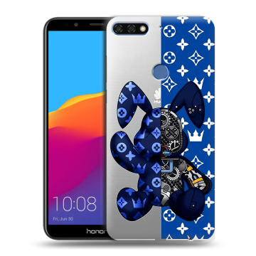 Пластиковый чехол на Huawei Honor 7C Pro с принтом Луи робот Пластиковый чехол на Huawei Honor 7C Pro с принтом Луи робот