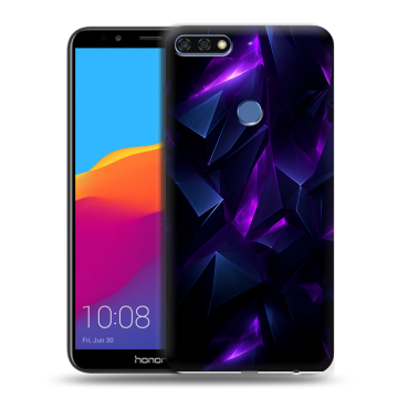 Пластиковый чехол на Huawei Honor 7C Pro с принтом Абстракиция