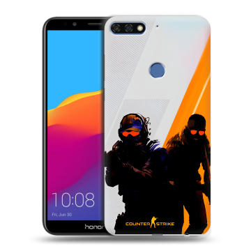 Пластиковый чехол на Huawei Honor 7C Pro с принтом Контер страйк Counter strike Пластиковый чехол на Huawei Honor 7C Pro с принтом Контер страйк Counter strike