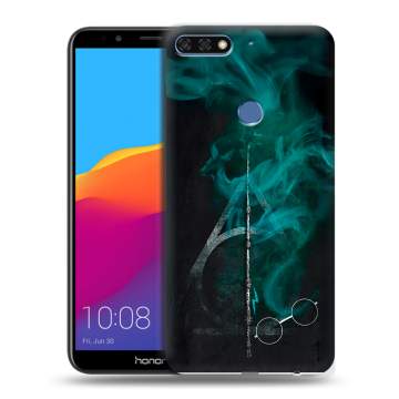 Пластиковый чехол на Huawei Honor 7C Pro с принтом Гарри Поттер Harry Potter