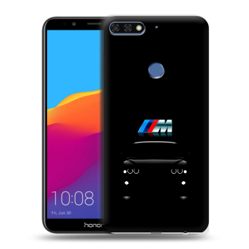 Пластиковый чехол на Huawei Honor 7C Pro с принтом БМВ BMW