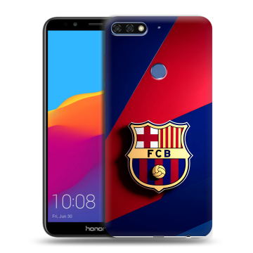 Пластиковый чехол на Huawei Honor 7C Pro с принтом Барселона Barcelona Пластиковый чехол на Huawei Honor 7C Pro с принтом Барселона Barcelona