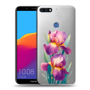 Пластиковый чехол на Huawei Honor 7C Pro с принтом Цветы орхидеи Пластиковый чехол на Huawei Honor 7C Pro с принтом Цветы орхидеи