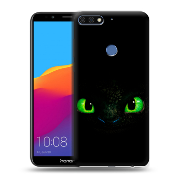 Пластиковый чехол на Huawei Honor 7C Pro с принтом Как приручить дракона