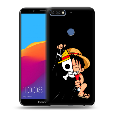 Пластиковый чехол на Huawei Honor 7C Pro с принтом One Piece Ван Пис Пластиковый чехол на Huawei Honor 7C Pro с принтом One Piece Ван Пис