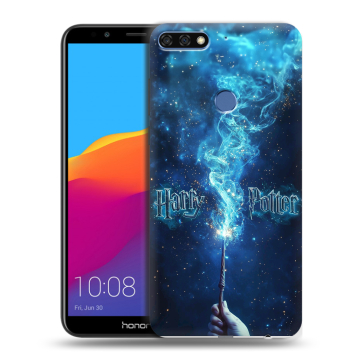 Пластиковый чехол на Huawei Honor 7C Pro с принтом Harry Potter Гарри Поттер