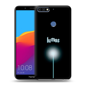 Пластиковый чехол на Huawei Honor 7C Pro с принтом Harry Potter Гарри Поттер
