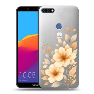 Пластиковый чехол на Huawei Honor 7C Pro с принтом для девушки Пластиковый чехол на Huawei Honor 7C Pro с принтом для девушки