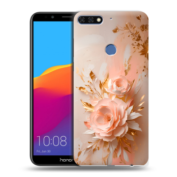 Пластиковый чехол на Huawei Honor 7C Pro с принтом женский Пластиковый чехол на Huawei Honor 7C Pro с принтом женский