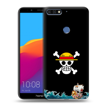 Пластиковый чехол на Huawei Honor 7C Pro с принтом One Piece Ван Пис