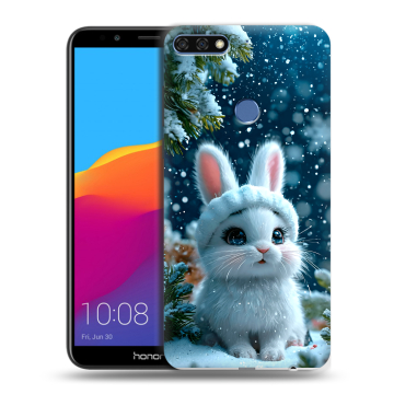 Пластиковый чехол на Huawei Honor 7C Pro с принтом Новый год Пластиковый чехол на Huawei Honor 7C Pro с принтом Новый год