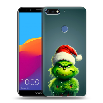 Пластиковый чехол на Huawei Honor 7C Pro с принтом Новый год Пластиковый чехол на Huawei Honor 7C Pro с принтом Новый год