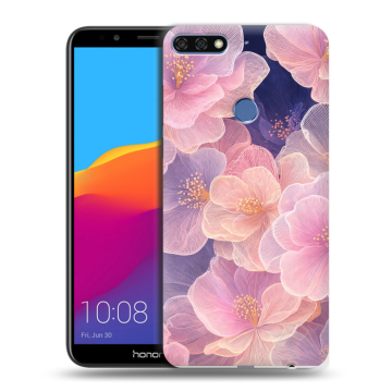 Пластиковый чехол на Huawei Honor 7C Pro с принтом женский Пластиковый чехол на Huawei Honor 7C Pro с принтом женский